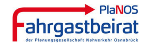 PlaNOS Fahrgastbeirat Logo