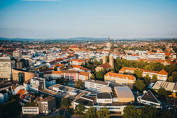 Luftaufnahme Stadtgebiet Osnabrück